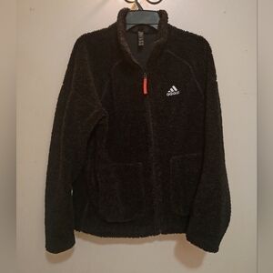 Adidas Black Sherpa Jacket